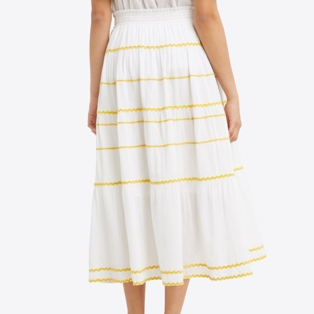 Draper James Ric Rac Peasant Skirt - Picture 2 of 16